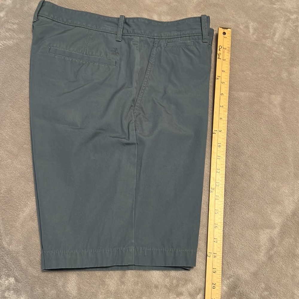 Men's Original Penguin Blue Chino Shorts - Picture 8 of 16